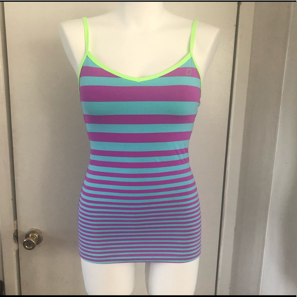 Lorna Jane Striped Workout Tank